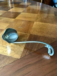 Vintage Sterling Silver Sauce Spoon 5.25"in the pattern "Shirley". - Picture 1 of 7