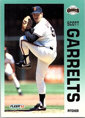 Scott Garrelts 1992 Fleer #636 San Francisco Giants - Image 1 of 2