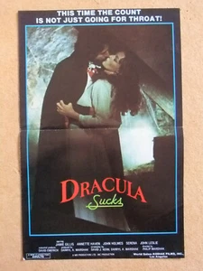 DRACULA SUCKS (JAMIE GILLIS) Original Movie Pressbooks 70er - Bild 1 von 3