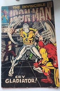 Marvel The Incincible Iron Man Nr. 7 (1968) Gladiatorenauftritt! FN - Bild 1 von 3