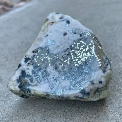 Rare 2.3” Genuine Colorado Native Silver, Acanthite, Barite Crystal - Bulldog Mt - Image 1 of 4