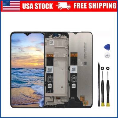 LCD Display Touch Screen Digitizer ± Frame Replacement For Moto G Pure XT2163-4 - Image 1 of 3