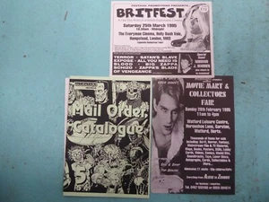 MIDNIGHT MEDIA CATALOGUE #5, 1995 HORROR, SLEAZE, GORE, VIDEO NASTY MAGAZINE - Picture 1 of 5