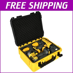 Secure Polypropylene Case for Dewalt Drill & Impact Driver Combo – Waterproof - Picture 1 of 8