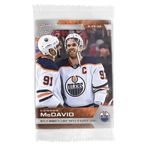 2021-22 NHL Topps NOW® Sticker  #503 🏒 Connor McDavid 🏒 Edmonton Oilers - Picture 1 of 2