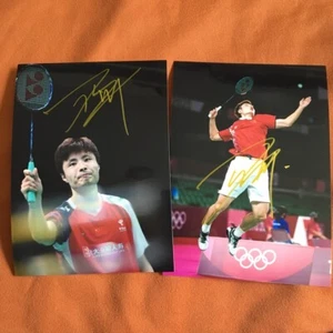 SHI YU QI  Autographed Signed Photo Chinese Badminton Sports Player 5*7 2024A - Picture 1 of 5