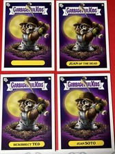 4 Card Set 2022 Topps GPK x MLB S2 Alex Pardee Juan Soto NO NAME C NAME 7 7A 7B