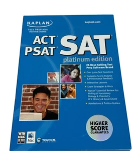 KAPLAN ACT PSAT SAT WIN MAC CD-ROM BRAND NEW SEALED - Picture 1 of 11