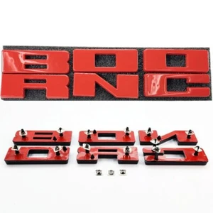 UPR Direct Replacement Grille Letters Fits 21-25 Ford Bronco Code Orange - Picture 1 of 3
