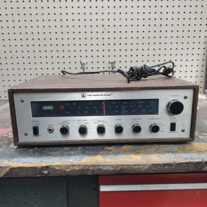Voice of Music Stereo Tuner Amplifier Model 1545 Untested - Picture 1 of 11
