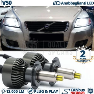 Kit Luci LED per Volvo V50 ANABBAGLIANTI H7 CANbus Bianco Puro 6500K 12000LM - Foto 1 di 11