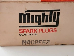 Mighty Spark Plugs M4GRF52 Pack of 10 Spark plugs. New - Picture 1 of 5