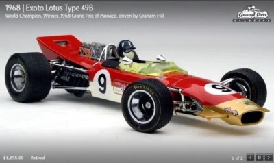 Exoto 1968 Lotus Type 49B - Image 1 of 4