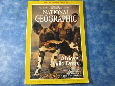 NATIONAL GEOGRAPHIC May 1999 AFRICA'S WILD DOGS Pirates ANTS & PLANTS Missouri Foto 1 de 4