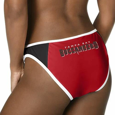 FOCO Women's Tampa Bay Buccaneers Team Logo Swim Suit Bikini Bottom Cover