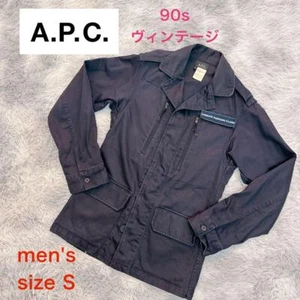 A.P.C. Men S Apcf-2 Military Jacket Men'S Size S Vinatge French Casual Minimalis - Picture 1 of 11
