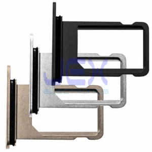 iPhone XS Replacement Nano Single Sim Card Holder Tray + Rubber Gasket - Picture 1 of 4