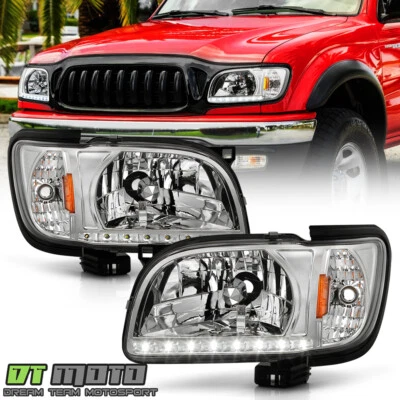 For 2001-2004 Toyota Tacoma Pickup LED DRL Headlights 2in1 Design w/Corner Lamps - Image 1 of 4