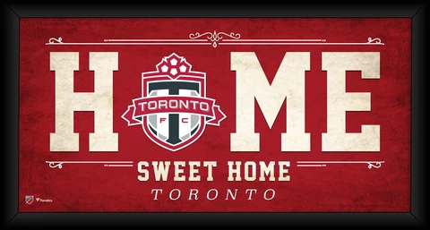 Toronto FC Framed 10" x 20" Home Sweet Home Collage Cover