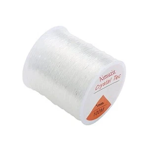 328ft 1mm Clear Bead Cord Bracelet Beading Thread Crystal Elastic 9876we - Picture 1 of 7