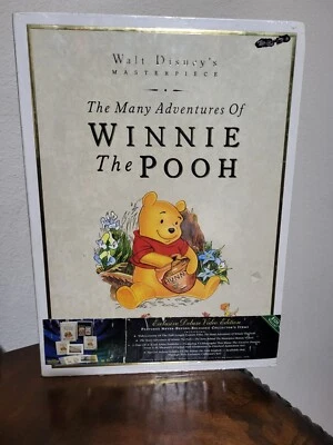 Many Adventures of Winnie the Pooh Exclusive Deluxe Video Edition Disney VHS NEW - Image 1 of 4