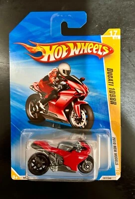 Hot Wheels 2010 nuevos modelos Ducati 1098R rojo Foto 1 de 4
