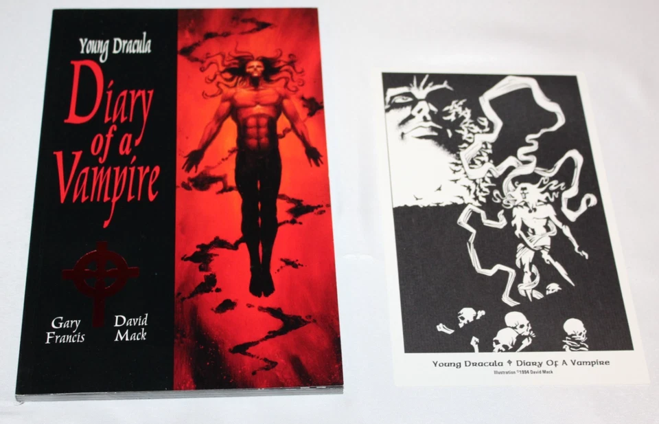 Diario de un joven vampiro Drácula SIN LEER TPB con impresión artística prensa calibre David Mack Foto 1 de 4