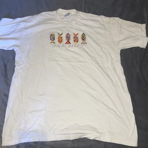 Vtg Crazy Shirts San Diego California T-shirt Sz XXL Embroidered SS USA - Picture 1 of 5