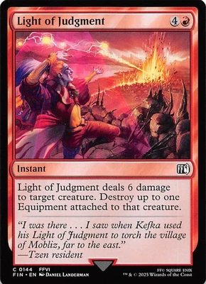 Light of Judgment 144 Final Fantasy Magic the Gathering 003888 - Image 1 of 2