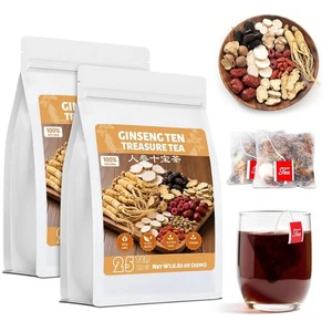 2 Ginseng Ten Treasures Nierentee, Natürlicher Ginseng & Maulbeere Kräutertee Niere - Bild 1 von 7