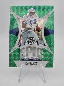 2024 Panini Mosaic - Epic Performers Michael Irvin #EP-MI Green Mosaic Prizm - Imagen 1 de 4