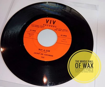 Jackie Lee Cochran - Buy A Car / I Want You - Rockabilly 7" 45rpm VIV Records - Image 1 of 4