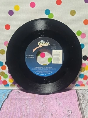 STEVIE RAY VAUGHAN  The House Is Rockin' / Tightrope Vinyl 45 - 1989 - Image 1 of 3