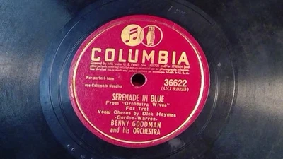 Benny Goodman Serenade in Blue/I've Got a Gal in Kalamazoo Columbia 36622 vg+ - Image 1 of 4