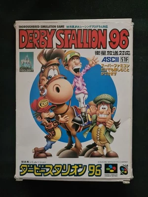 DERBY STALLION 96 Super Famicom JAPANESE JP IMPORT version game BOXED COMPLETE ! - Image 1 of 4