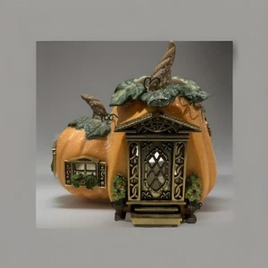 PartyLite Pumpkin Cottage Fall Halloween Decor Candle Tea Light Holder P8209 - Picture 1 of 5