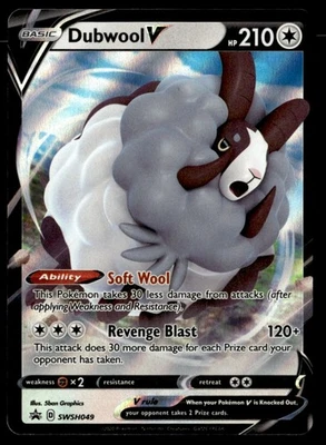 Dubwool V SWSH: Sword & Shield Promo Cards SWSH049 NM Pokémon TCG - Image 1 of 2
