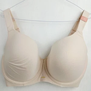 Lane Bryant Cacique Lightly Lined Balconette Underwire Beige Bra 34H - Picture 1 of 8