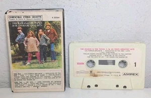 The Mamas & The Papas 16 Of Their Greatest Hits Cassette First Issue Snap Case - Picture 1 of 1