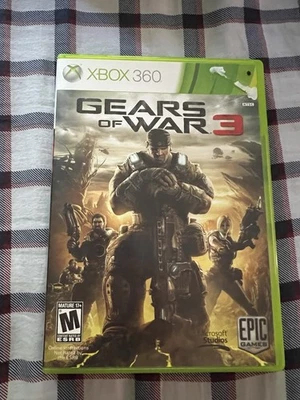 Gears of War 3 Microsoft Xbox 360 - Good Condition - Image 1 of 4