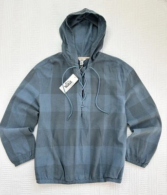 Sudadera con capucha Woolrich Eco Rich cáñamo pizarra oscura para mujer talla grande Foto 1 de 4