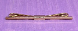 Camicia uomo vintage tono oro colletto barra spilla clip bar accessorio formale - Foto 1 di 3