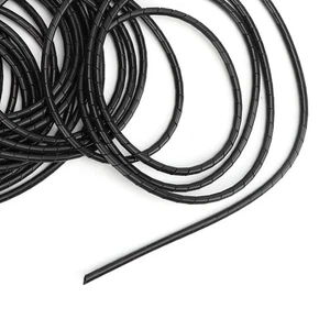 Spiraldraht-Wickelkabel Flexible Kabel-Organizer-Management Schwarz Für Comp❀ - Afbeelding 1 van 22