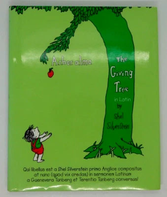 Book Shel Silverstein The Giving Tree In Latin Arbor Alma Hardback Dust Jacket - Image 1 of 2