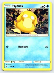 Tarjeta Pokémon Psyduck 11/68 Common Hidden Fates - Casi nueva - Imagen 1 de 2