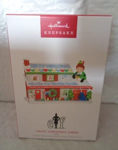 2023 Hallmark / Elf - Crazy Christmas Cheer Ornament - Magic Light Sound - Picture 1 of 1