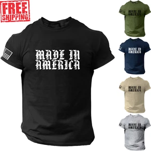 Made In America T Shirt, Vintage, 1776, American, Patriotic, 2A, Mens, USA - Picture 1 of 15