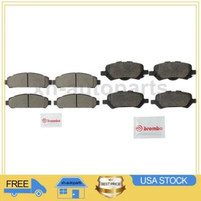 Se adapta a 2009 2010 2011 2012 2013 2014 2015 Toyota Venza 2X pastillas de freno delanteras traseras Foto 1 de 4