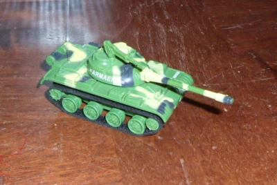 Miniature Remote Control RC Army Simulated Combat Battle Tank - Rechargeable - Image 1 of 4