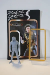 RARE MICHAEL JACKSON The King of Pop custom figure, blister, card vintage style - Picture 1 of 5
